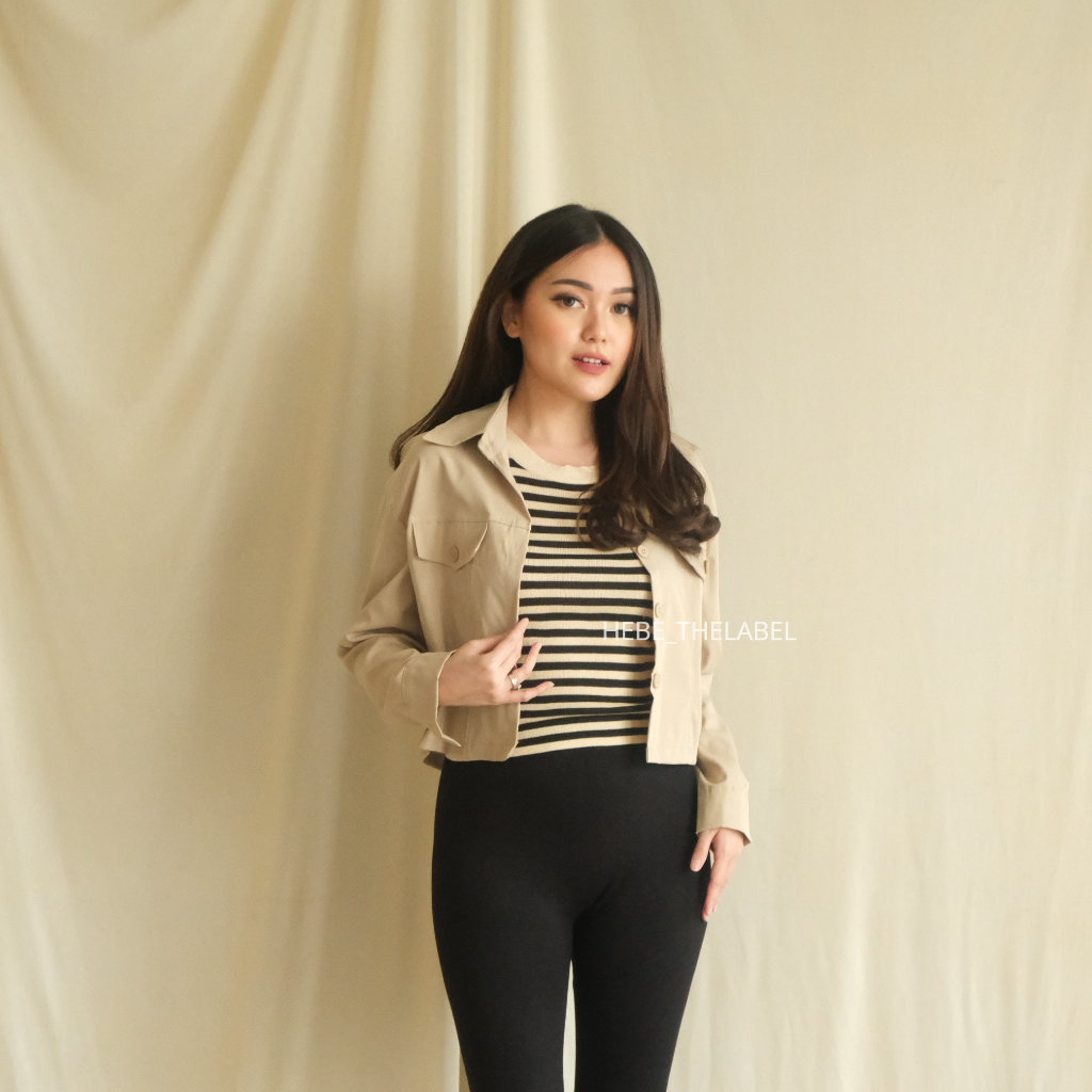 Reagan Top Set Outer &amp; Inner - Atasan Pakaian Wanita