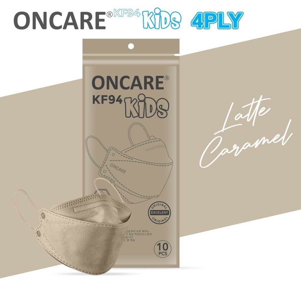 MASKER ONCARE KF94 ANAK 4 PLY ISI 10