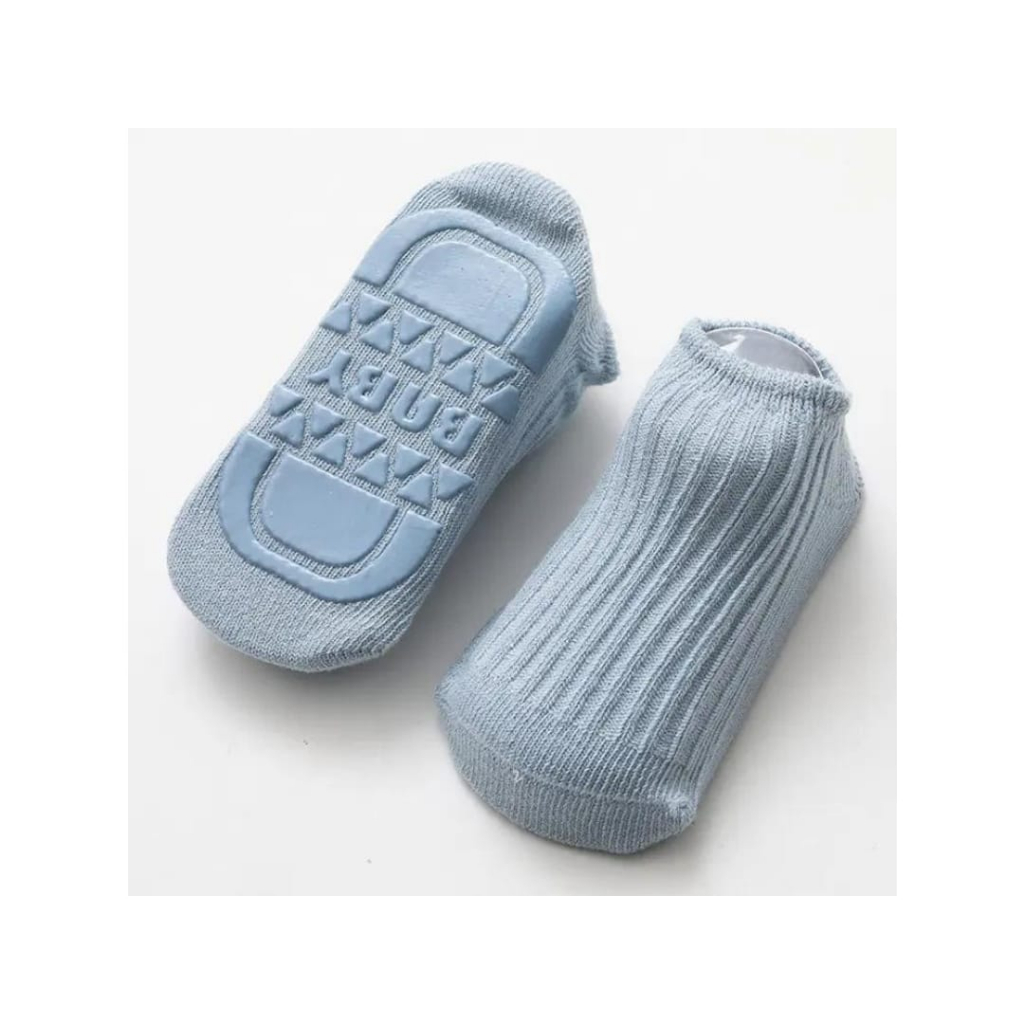 NIA BABY TODDLER SOCKS SOLID COLOUR ANTI SLIP - KAOS KAKI ANAK ANTI LICIN NIA BABY LUCU