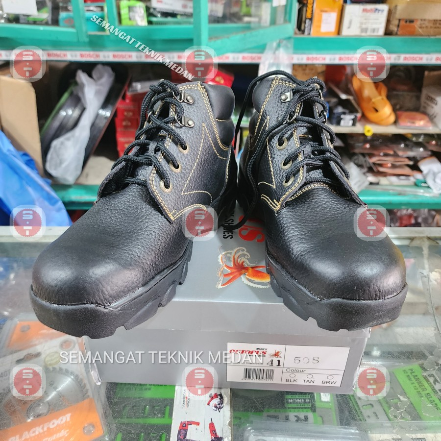 OX508 OCTOPUS SEPATU SAFETY INDUSTRIAL SHOES SEMI BOOTS OX 508 OCTOPUS