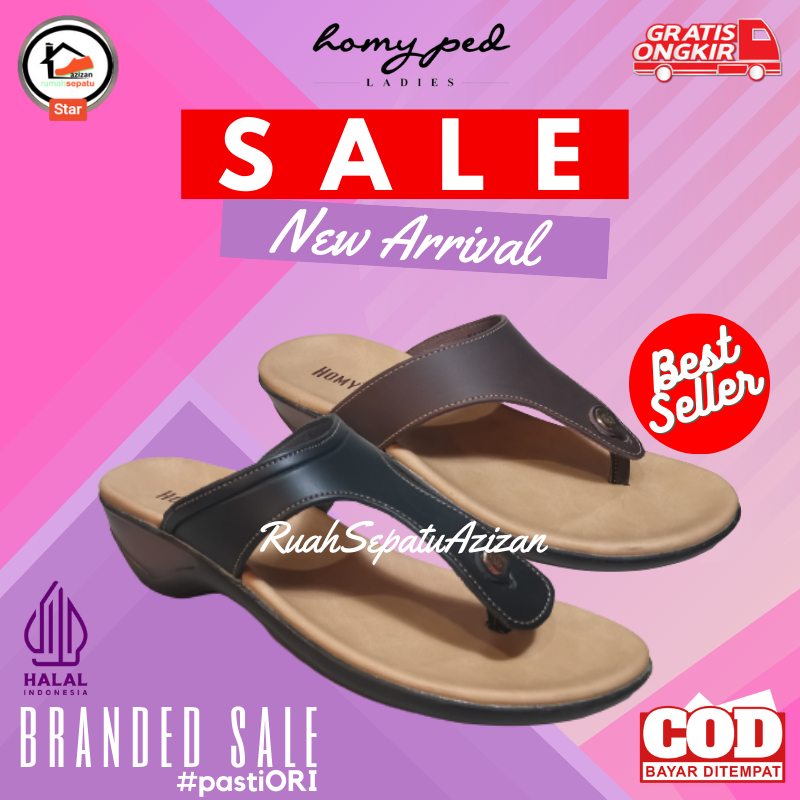 HOMYPED Kanza N Series | MIYA N45 - Sandal Flat Wanita Homyped Original