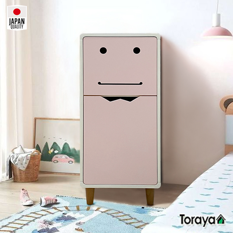 Toraya Lemari Anak/ Lemari Buku Anak/ Lemari Mainan Anak/Smiley-2D