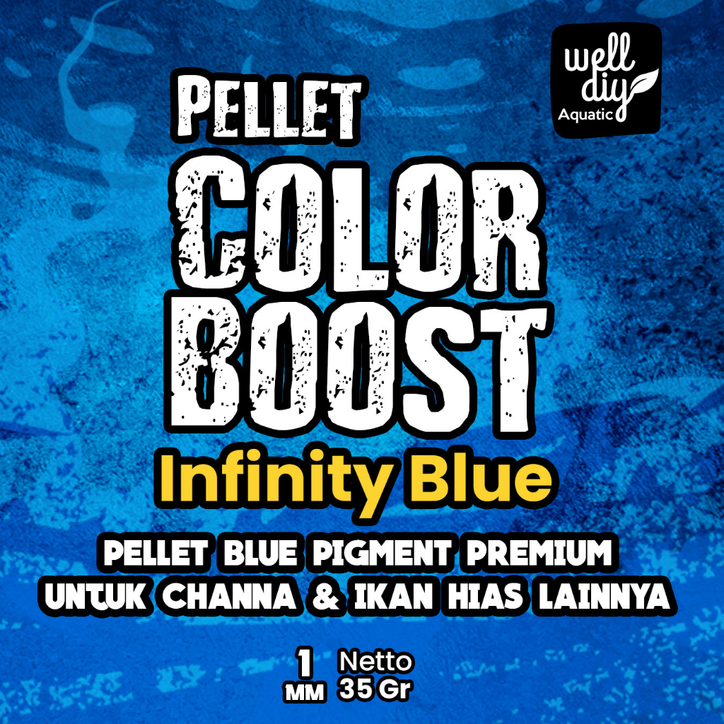 Pelet Ikan Channa Pakan Chana Blue Pulcra Carophyll COLOR BOOSTER Blue Pigment