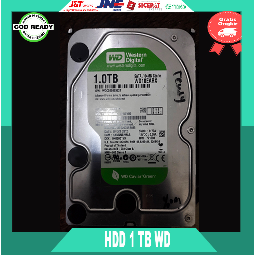 HDD Harddisk Internal 1TB