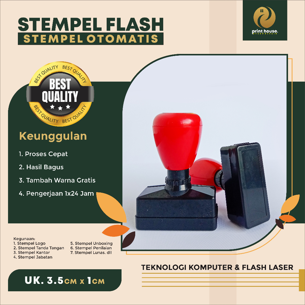 

STEMPEL FLASH UKURAN 3,5CM x 1CM, STEMPEL OTOMATIS, STEMPEL CUSTOM, STEMPEL WARNA, STEMPEL BERKUALITAS, STEMPEL MURAH