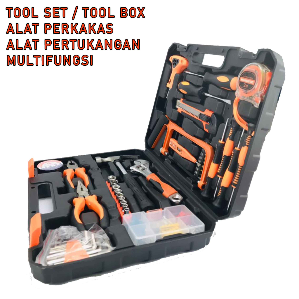 Perkakas Tukang* Tool Box* Alat pertukangan Tanggung* Tool 1 Set