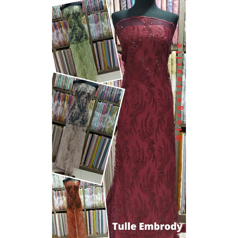 TULLE EMBRODY D#1AE0494