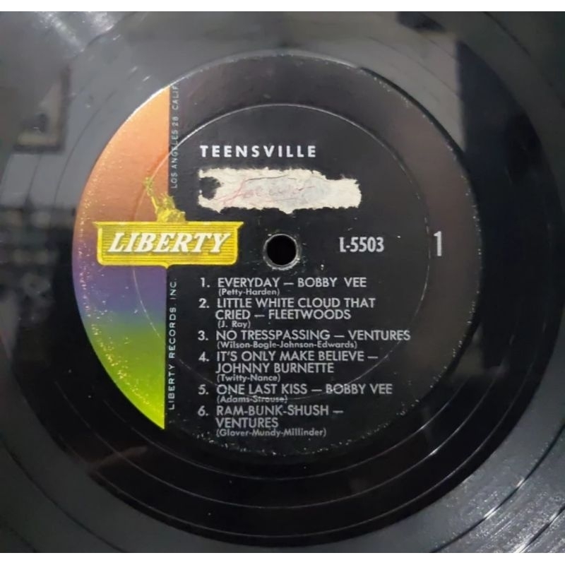 Vinyl Piringan Hitam 12 inch Teensville