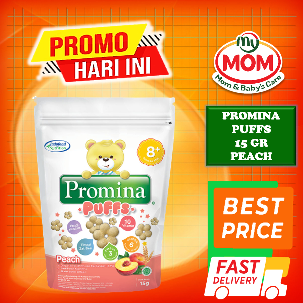 [BPOM] Promina Puffs 15gr Usia 8 Bulan+ / Promina Puff Snack Bayi / Cemilan Anak Bayi / Makanan Bayi / MPASI /MYMOM