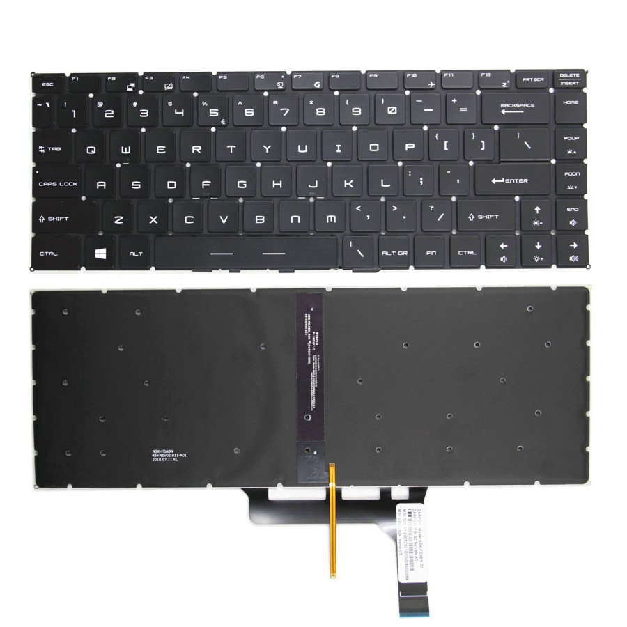 keyboard laptop MSI PS42 8M PS42 8RB
