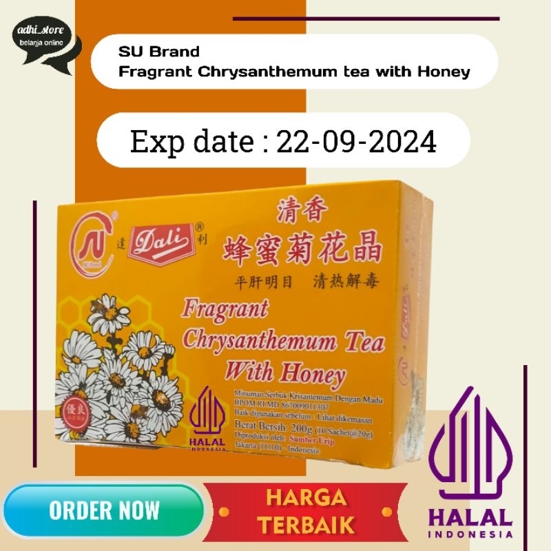 DALI Fragrant Chrysanthemum Tea With Honey Teh Kembang Krisan -200gr ( 10 sachet@20gr )