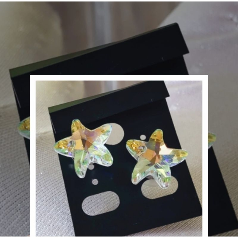 Anting original swarovski
