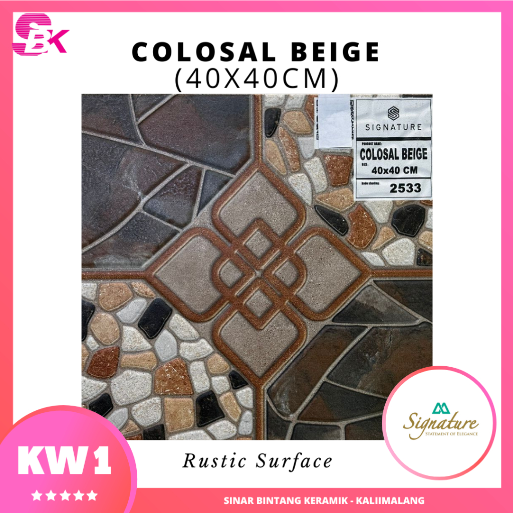 KERAMIK TERAS 40X40 COLOSAL