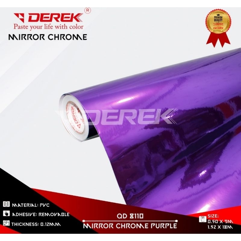 Skotlet miror chrome lentur purple