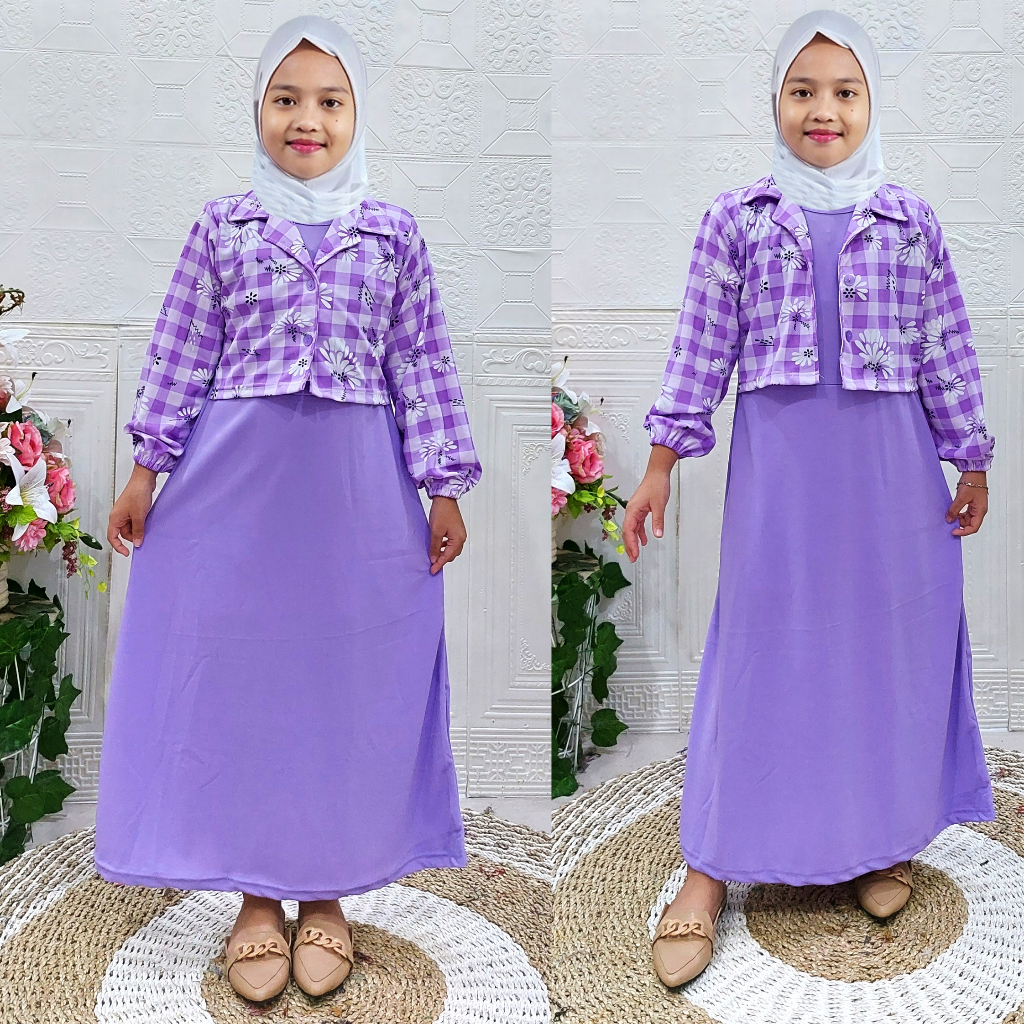 Gamis Jas Set Vanilla CKids