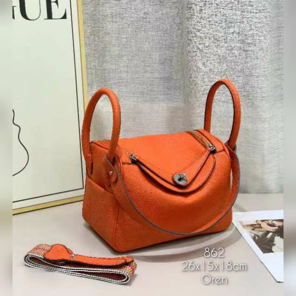 New Arrival !!! TAS WANITA RINDY KULIT JERUK Kode 862