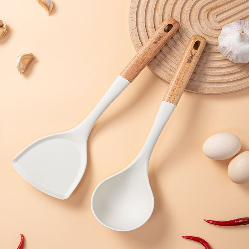 [MS] Sendok Masak Silikon Tahan Panas Sutil Sendok Sup Sendok Masak