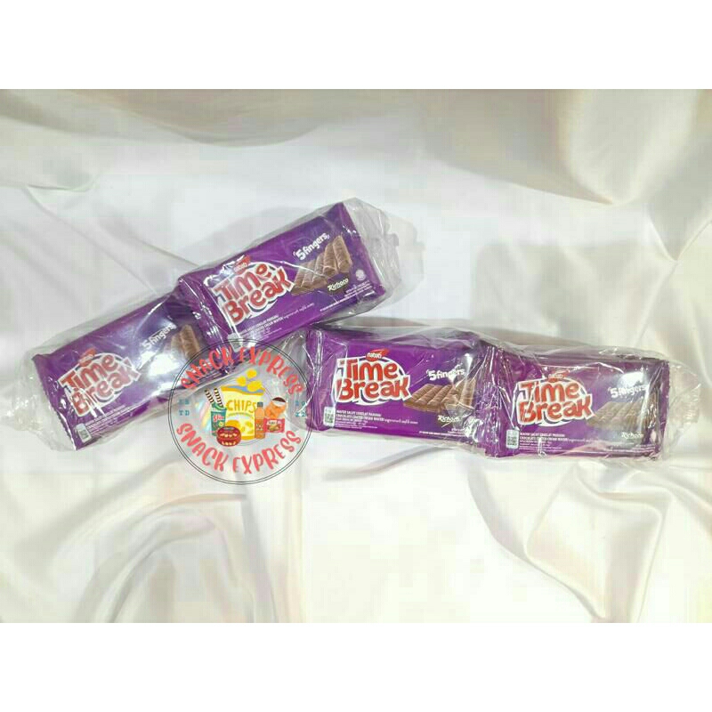 

Wafer Coklat Time Break isi 20 sachet @16g