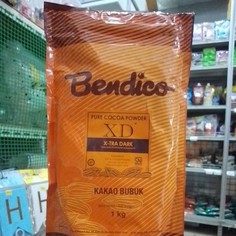 Bendico pure cocoa powder xd x-tra dark / coklat bubuk / coklat / powder / chocolate / choco