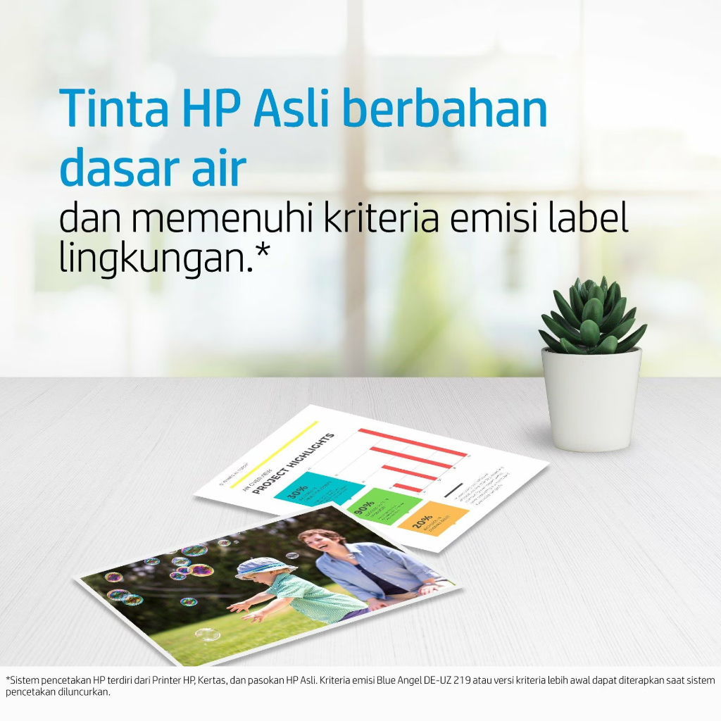 Tinta HP Cartridge 682, 680, 678 Original Asli black dan tri color