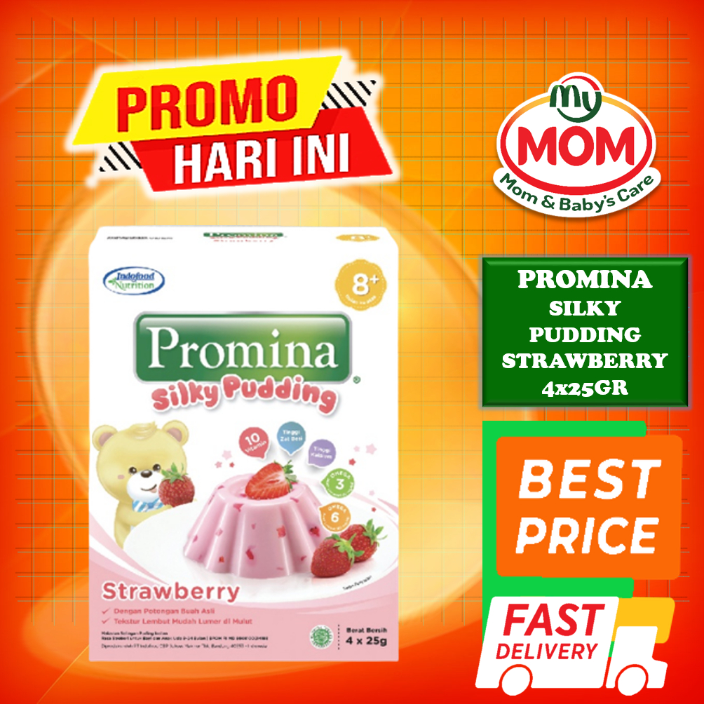 [BPOM] Promina Silky Pudding 100gr Usia 9+ / Puding Anak Bayi / Snack Bayi / Cemilan Bayi / MPASI Bayi / MAKANAN BAYI / MYMOM