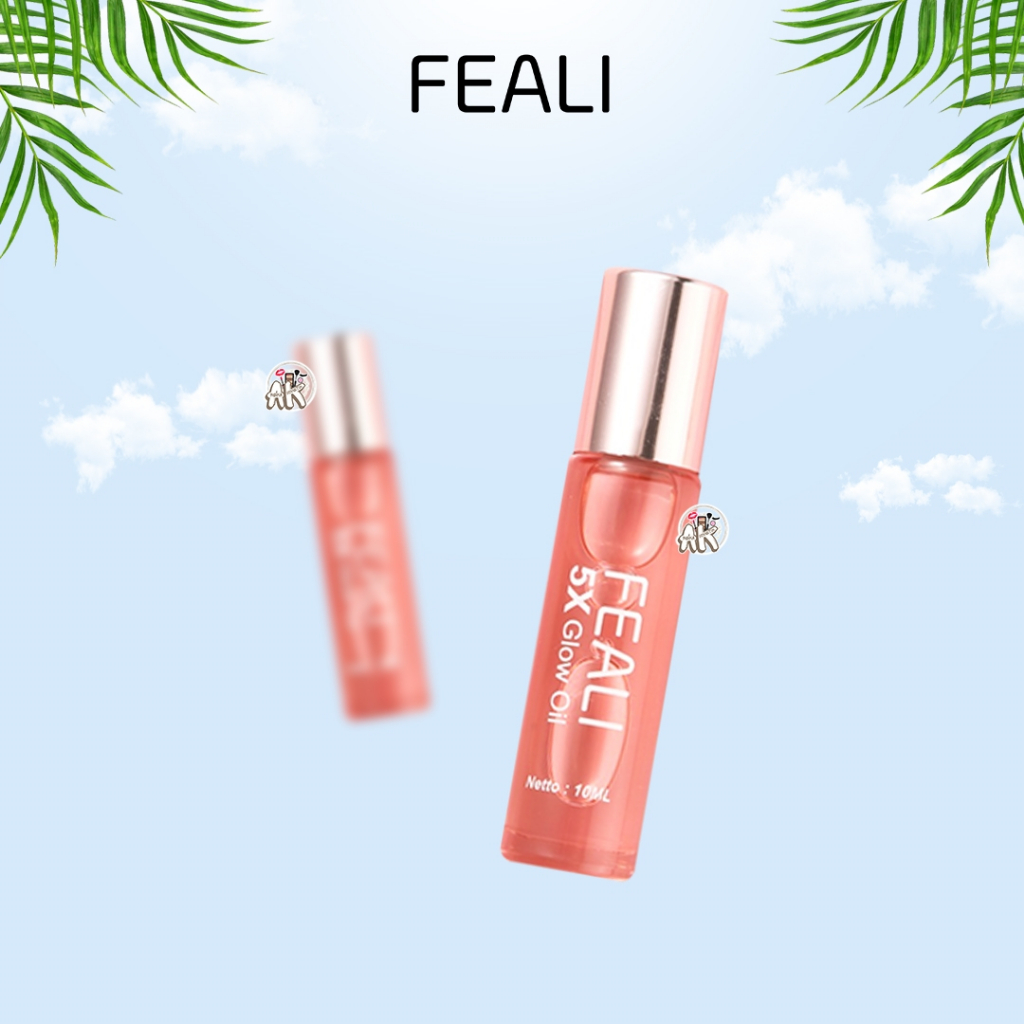 FEALI 5X GLOW OIL / FACE OIL ORGANIC MEMPERBAIKI SKIN BARRIER MELEMBABKAN KULIT 10ML