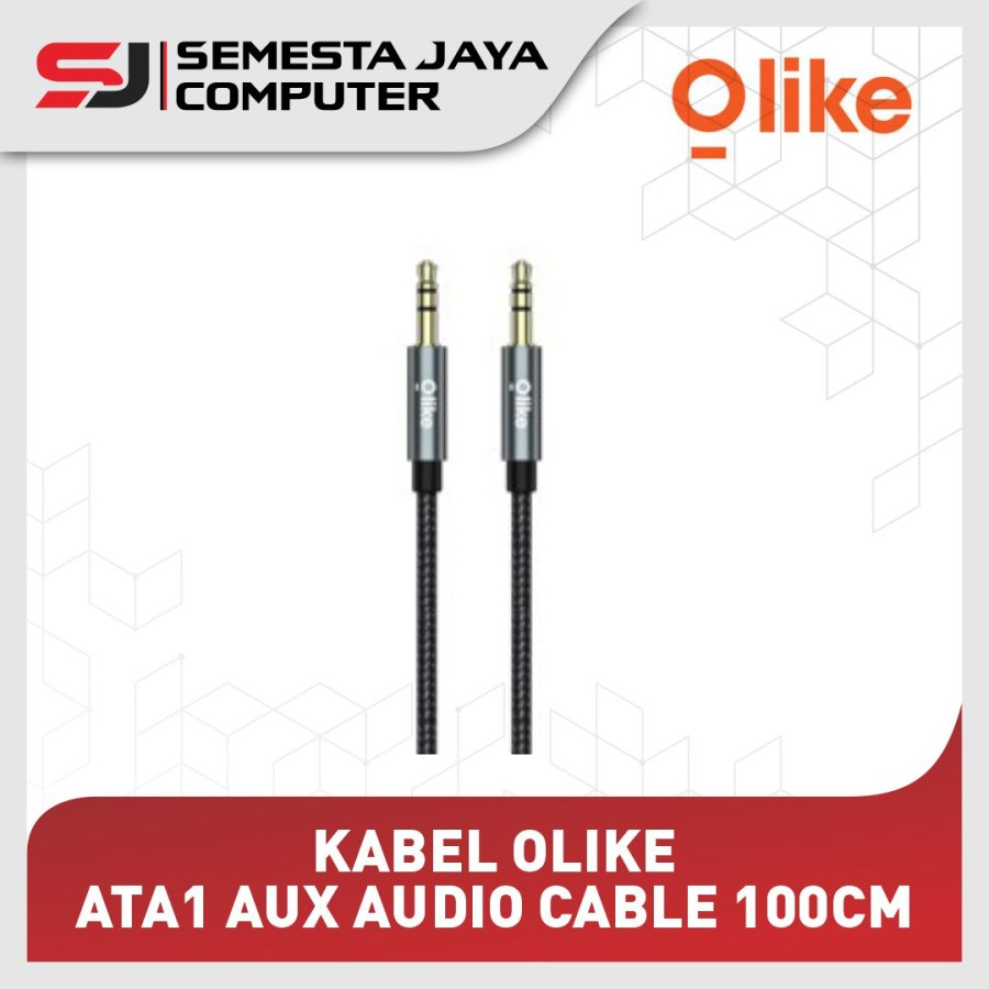 OLIKE ATA1 AUX AUDIO CABLE 100CM HI-FI SOUND JACK 3.5MM