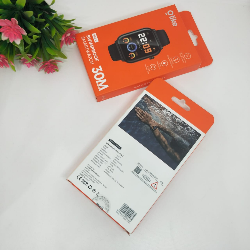 Olike Smartwatch W12S Waterproof Swim Fitnes Tracker 1,83'' Smartwatch OLIKE Jam Tangan Pintar GROSIR BY.SULTAN ROXY