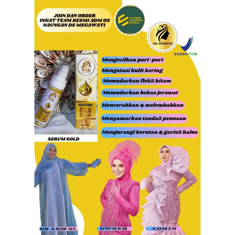 serum gold Nrl kosmetik