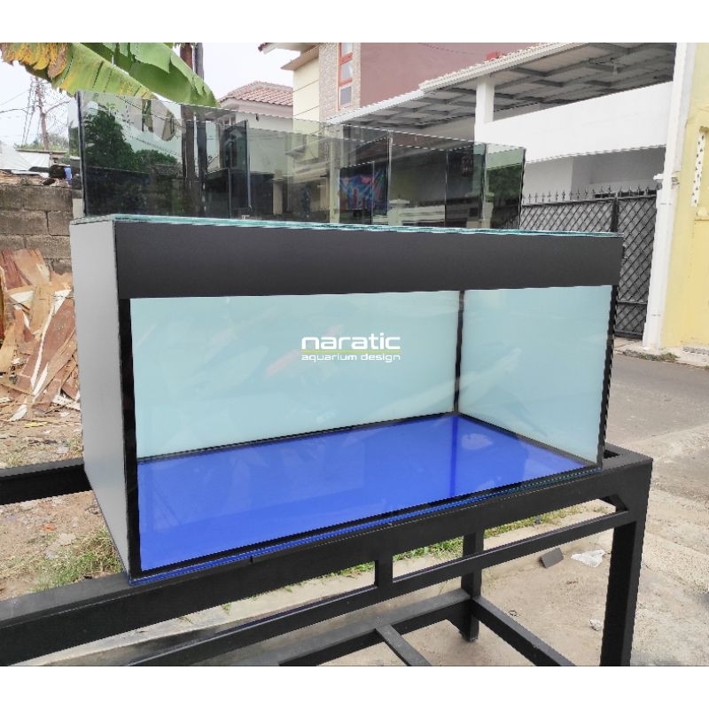 Aquarium 100x50x50 8mm & set top filter kaca