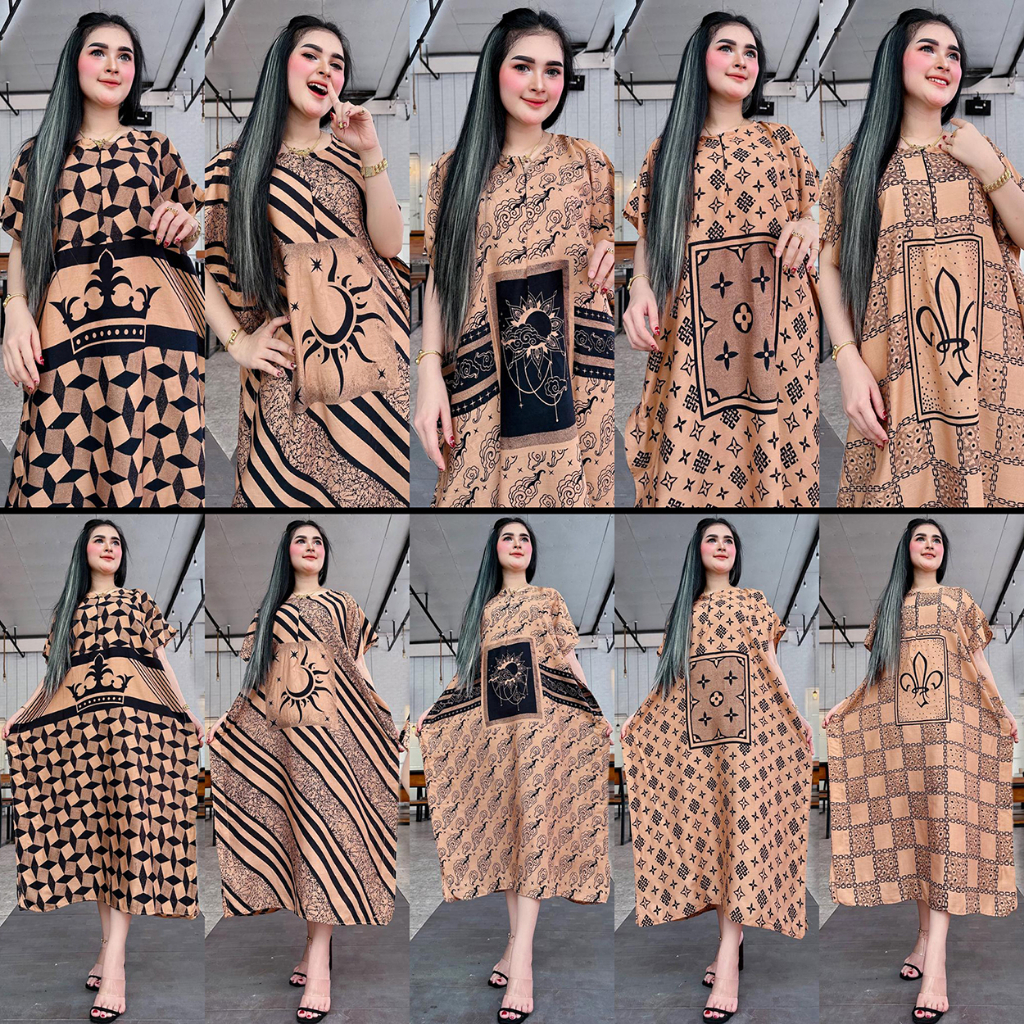 Daster lowo jumbo batik daster jumbo busui depan - Daster Lowo Motif Baru