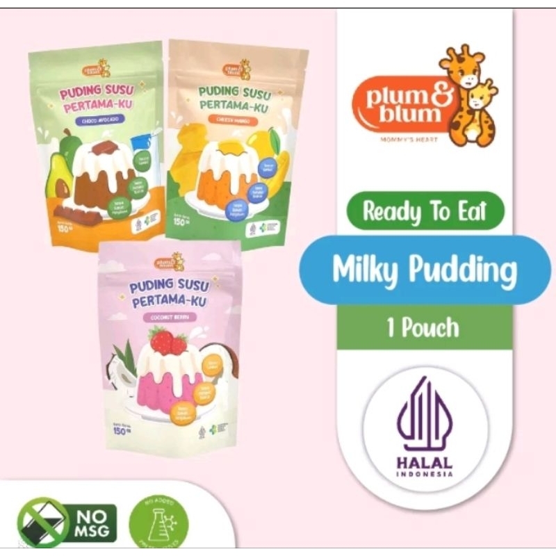 

plum & blum silky pudding susu buah 150gram