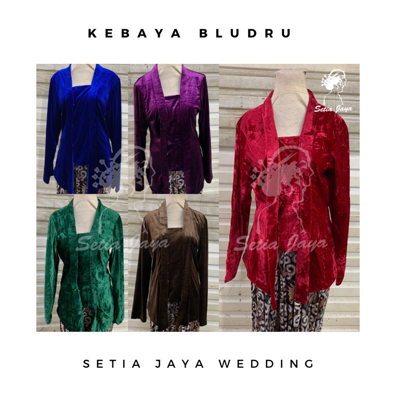 Kebaya Bludru Kutubaru/ Kebaya Bludru Jumbo