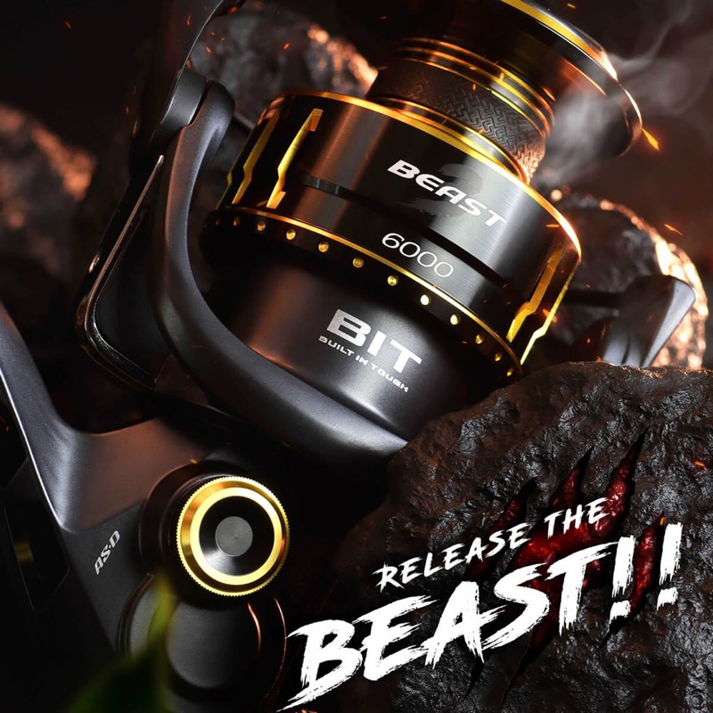 Eupro BEAST 3 Spinning Reel Metal Body SW 3000 4000 5000 6000 | 12+1BB - Gulungan Jigging Popping Ko