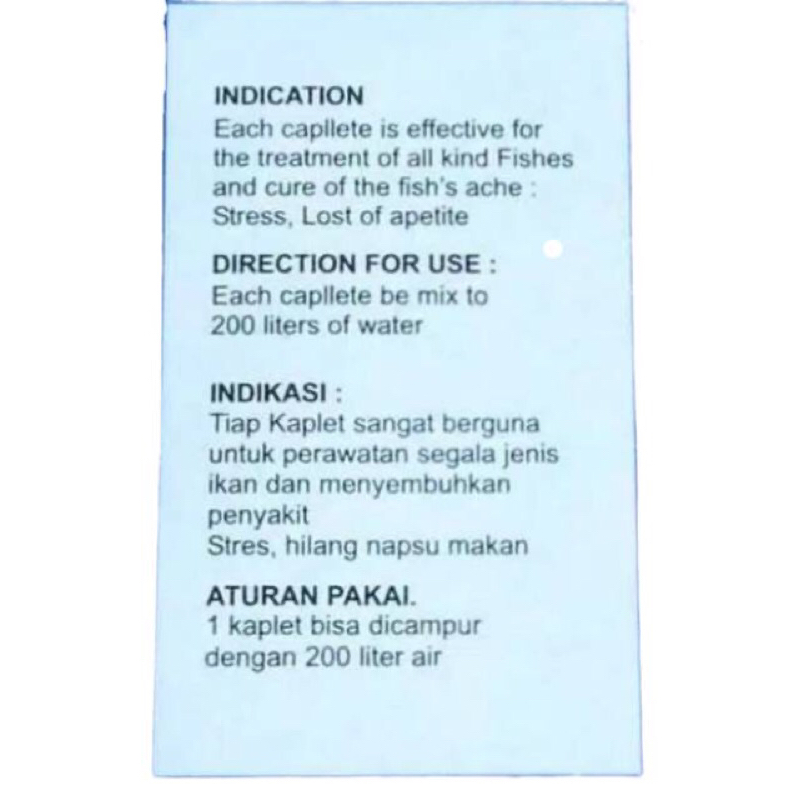 Obat Ikan Arwana HOBIE Anti Stress Vitamin Arwana