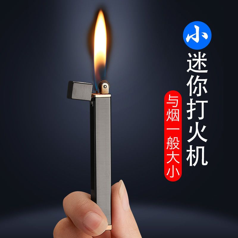 Mancis Korek Api Slim Tipis Unik Elegant Gas Lighter Bisa Isi Ulang Murah