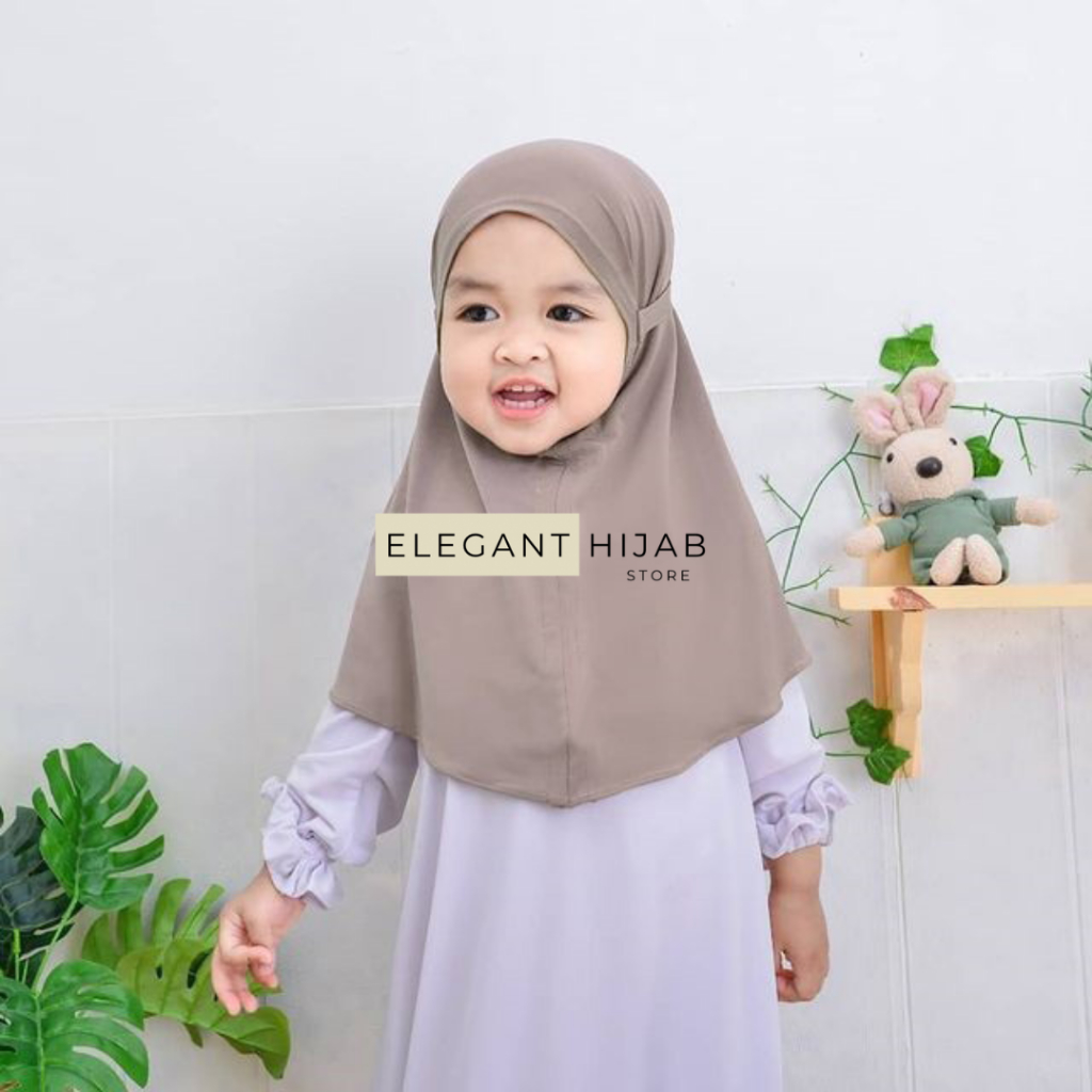 Hijab Bergo Anak ( 0-4 th ) Spandex Jersey Premium I Bergo Anak