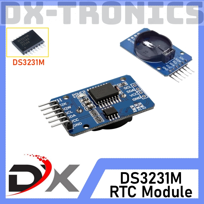 Real Time Clock DS3231 with battery RTC module Arduino Compatible