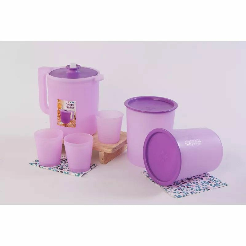 TERMURAH CPM Savina Yepo Teko dan Toples set ungu