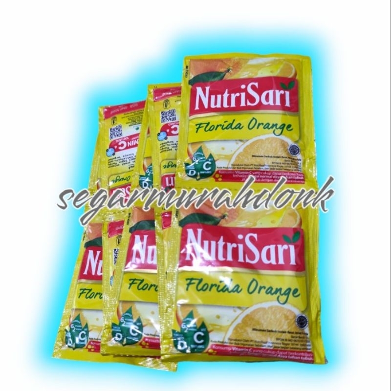 

NUTRISARI FLORIDA ORANGE isi 10 Sachet Minuman Serbuk Instan