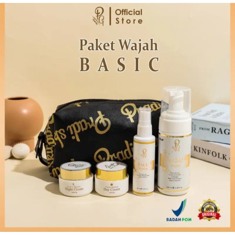 PAKET WAJAH PREMIUM PRADISKIN GLOW AMAN N SUDAH BPOM