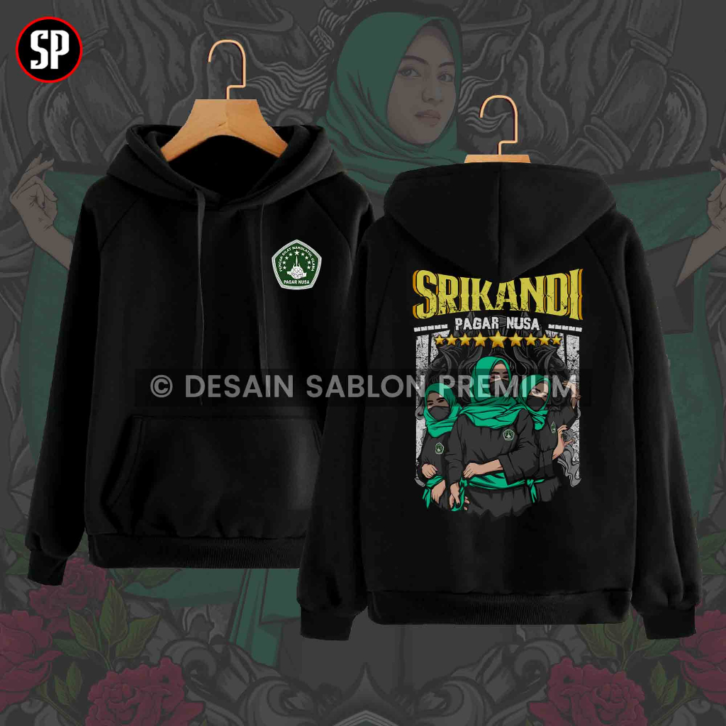 Jaket Hoodie Srikandi Pagar Nusa Keren - Distro Kaos PSNU Pagar Nusa Gasmi Nyell Senyapn