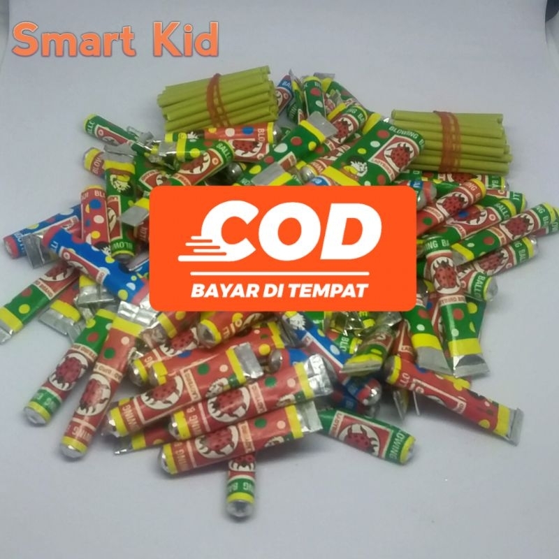 Mainan Jadul Balon Tiup Sedotan Balon Gelembung