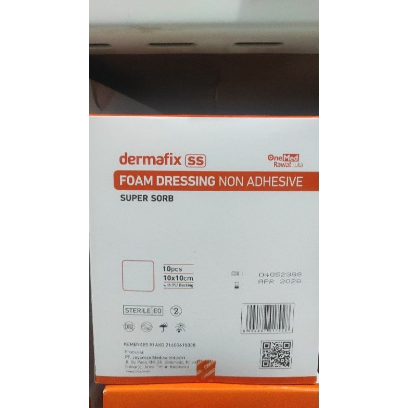 foam dresing non adhesive onemes 10 x10