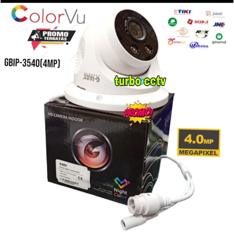 IP CAM GLENZ INDOOR COLORVU 4MP AUDIO