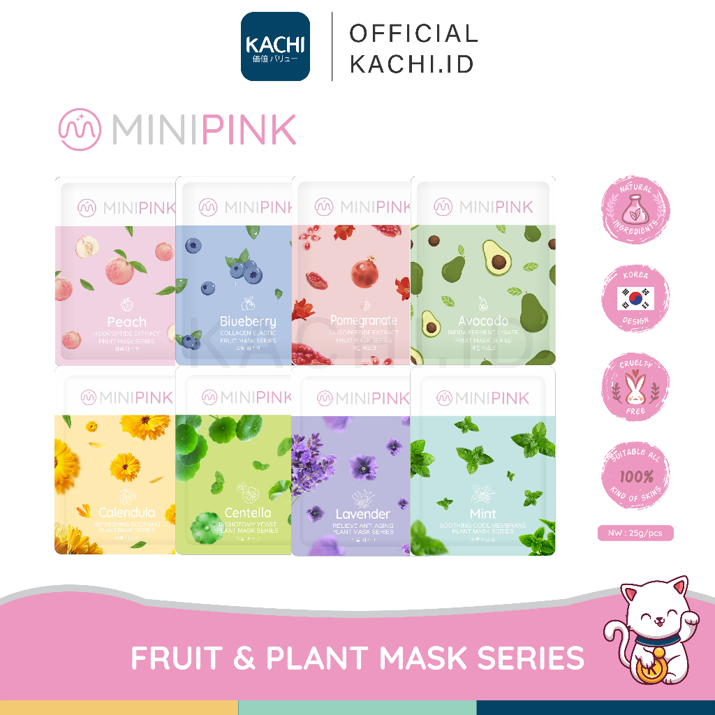 KACHI - BEOTUA Yogurt Fruit Facial Mask Sheet Masker Wajah Buah BE001