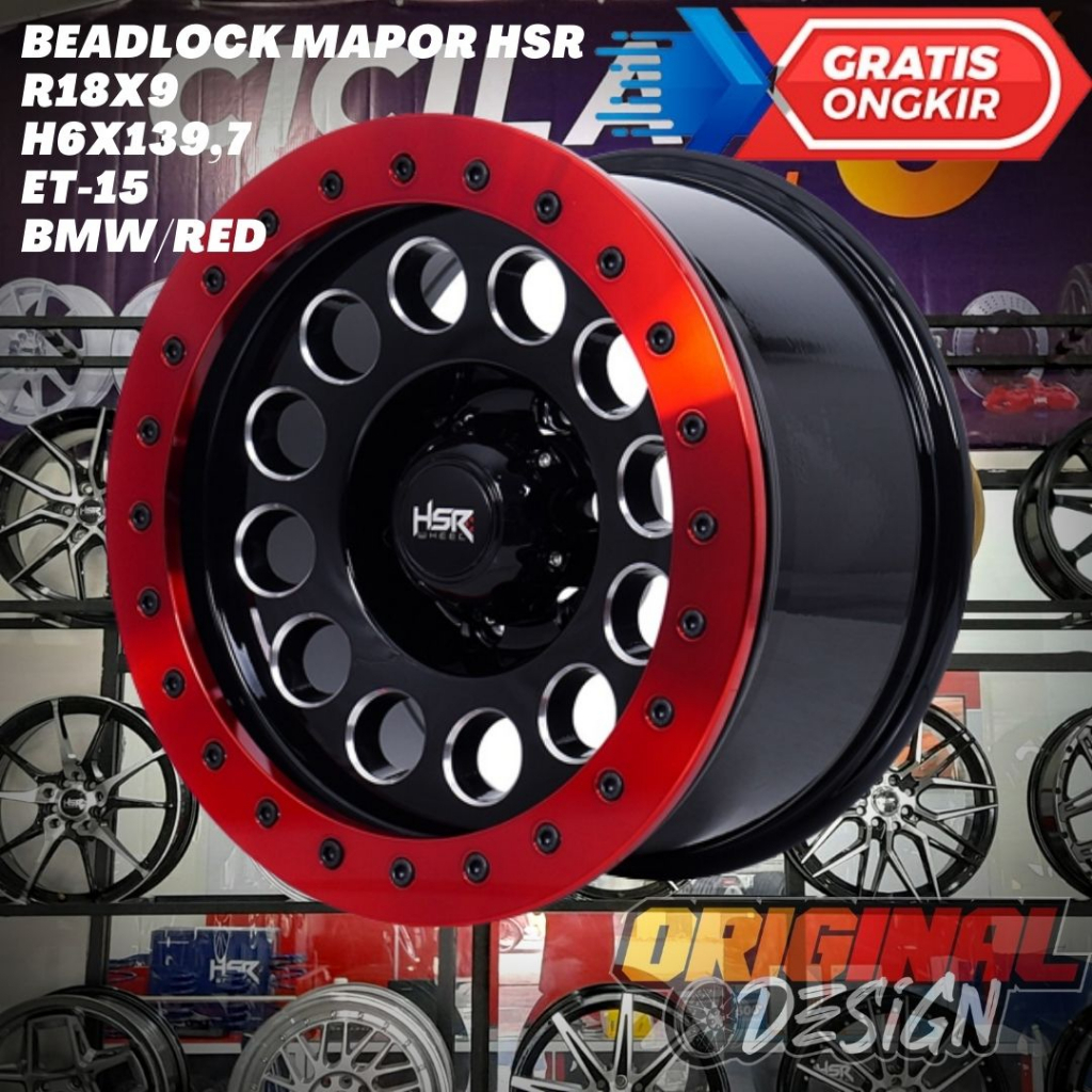 Velg ORIGINAL BEADLOCK Ring 18 R18 Untuk Hardtop , LC , PRADO , Ranger