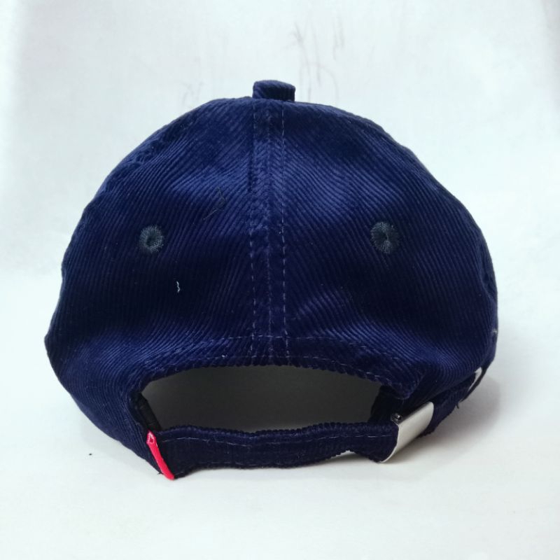 Topi Corduroy Navy Omidoki Topi Distro Pria