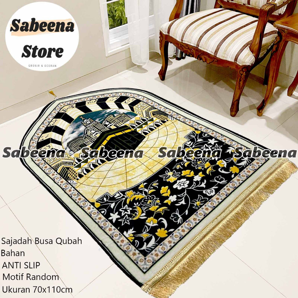 Sajadah &gt; Qubah Motif Bahan Tebal Dan Halus Ukuran Dewasa Perlengkapan Sholat