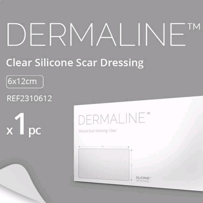 Dermaline Clear Silicone Scar Dressing obat keloid